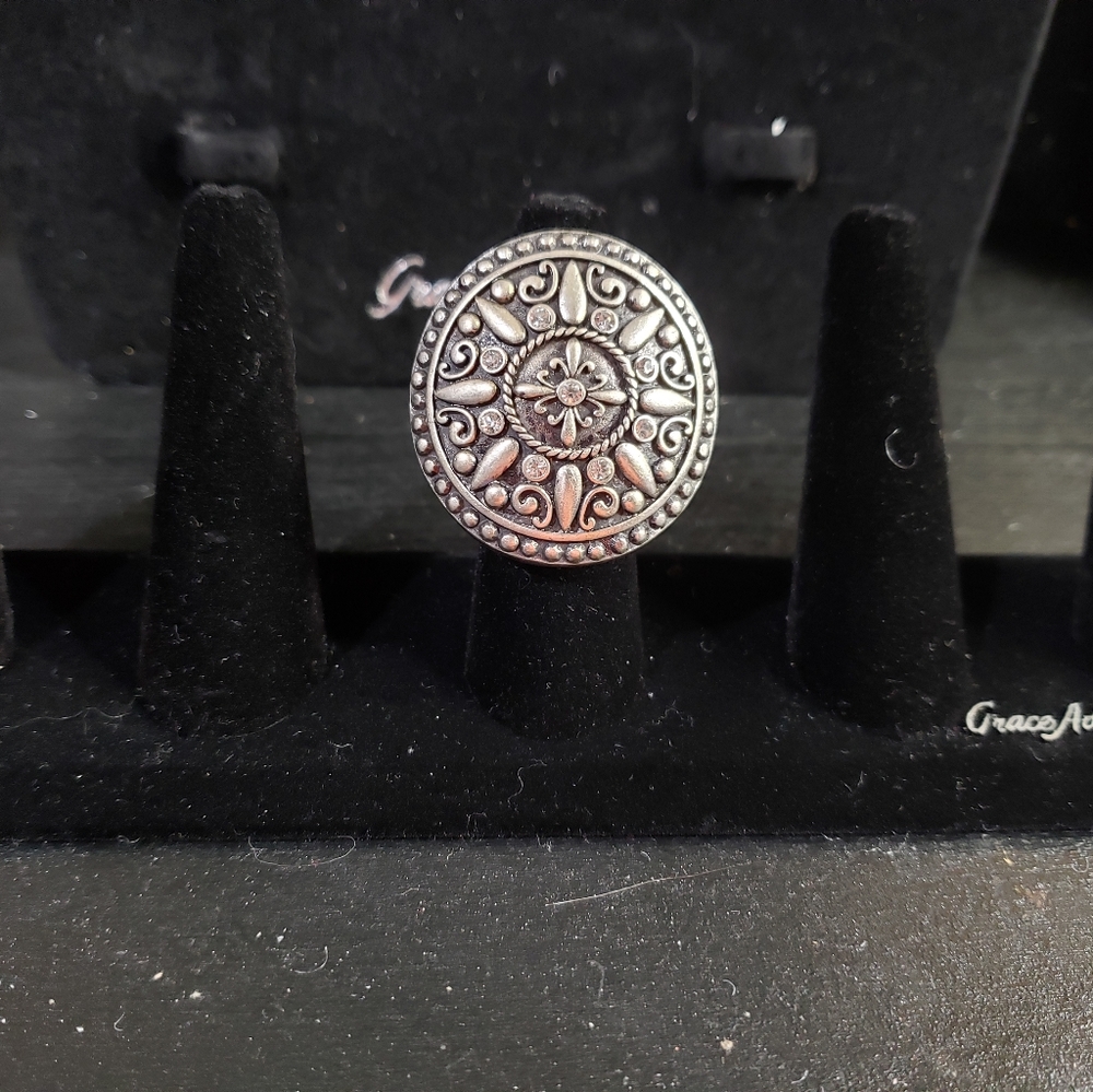 Grace Adele Enchanted Shield Ring
